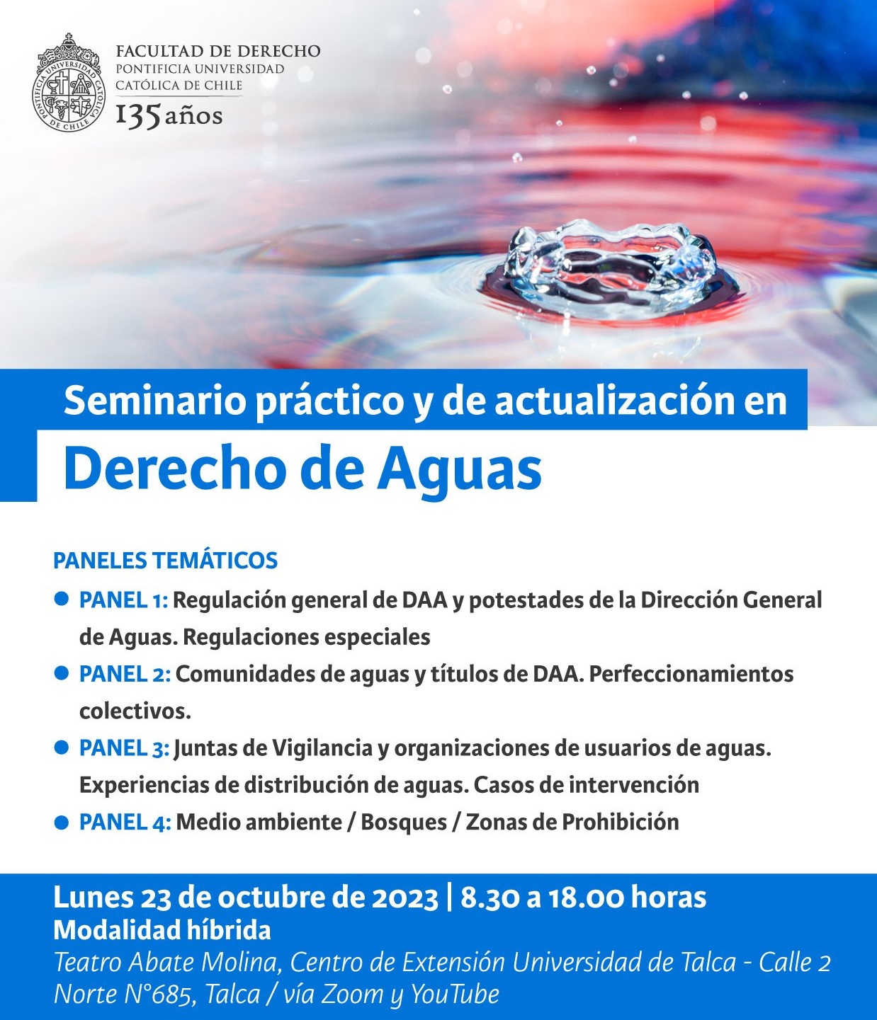 Seminario Práctico y de Actualización de Derecho de Aguas